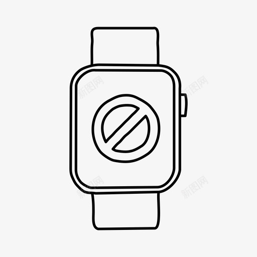 applewatch无标志applewatch取消图标svg_新图网 https://ixintu.com applewatch applewatch无标志 取消 屏幕 禁止吸烟 设备