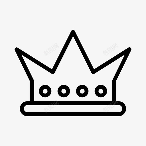 皇冠国王君主图标svg_新图网 https://ixintu.com 君主 君主制 国王 杂项 皇冠 皇室