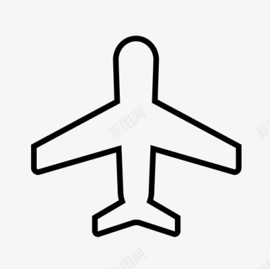 飞机飞行运输图标图标