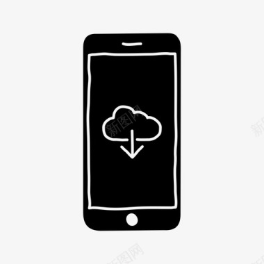iphone云设备icloud图标图标