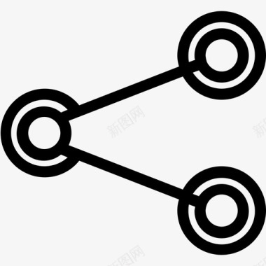 共享连接网络图标图标