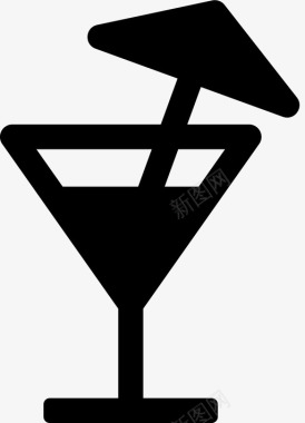 鸡尾酒酒饮料图标图标