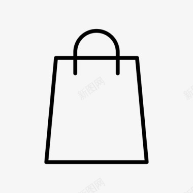 购物袋时尚购物中心图标图标