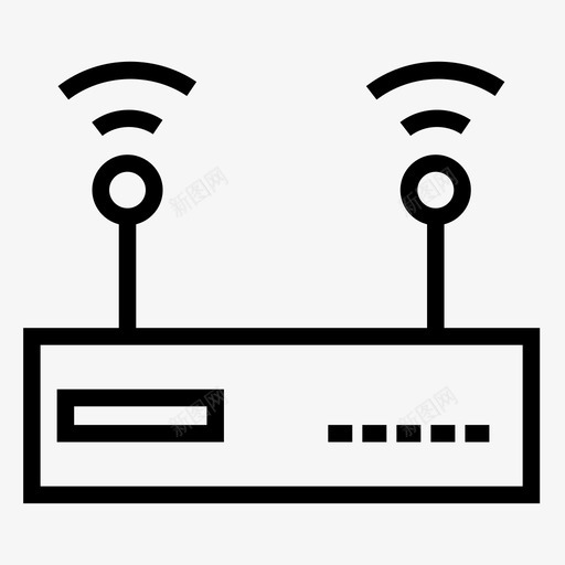 路由器连接http图标svg_新图网 https://ixintu.com http internet wifi 路由器 路由器系列 连接