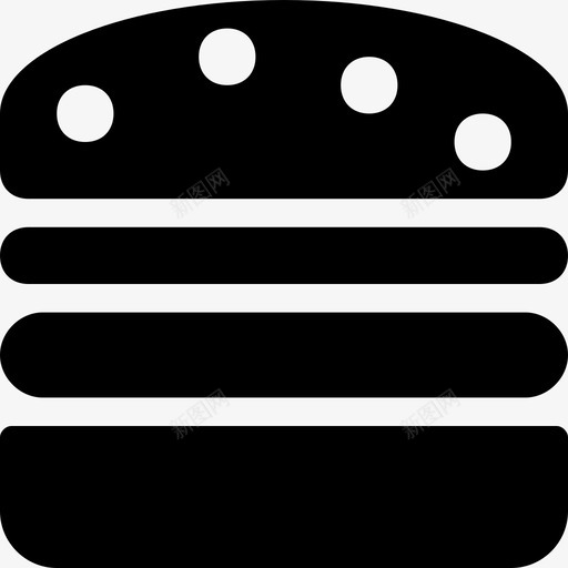 汉堡快餐垃圾食品图标svg_新图网 https://ixintu.com 垃圾食品 快餐 汉堡 网络和用户界面图标
