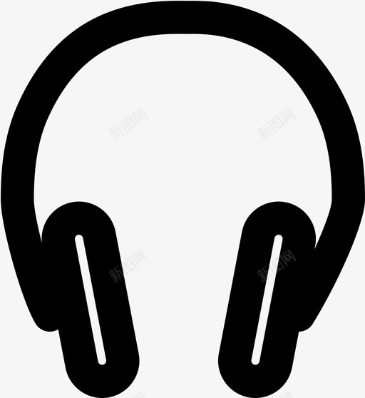 耳机音频音乐图标svg_新图网 https://ixintu.com smashicons音乐md大纲 声音 播放 耳机 音乐 音频