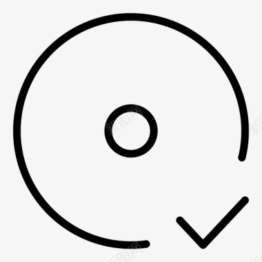 cd检查批准磁盘图标图标