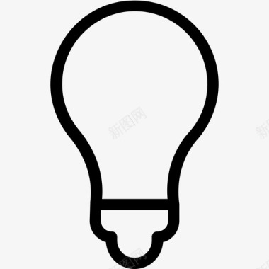 灯泡创意灯光图标图标