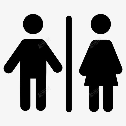 卫生间浴室厕所图标svg_新图网 https://ixintu.com 卫生间 厕所 杂项 浴室