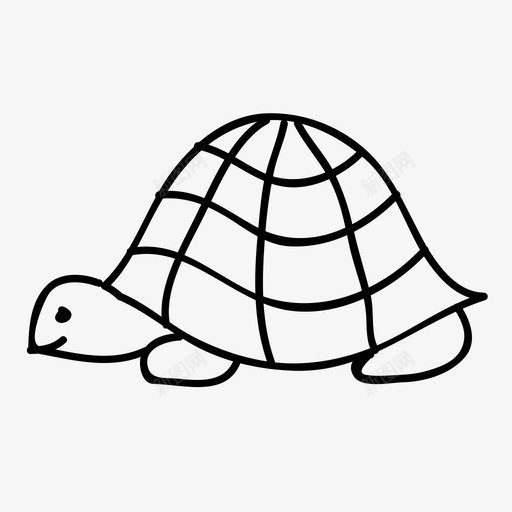 乌龟动物爬行动物图标svg_新图网 https://ixintu.com 乌龟 动物 爬行动物 贝壳