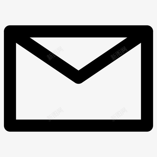 电子邮件邮政信箱用户界面图标svg_新图网 https://ixintu.com 用户界面 用户界面和箭头图标集 电子邮件 邮政信箱