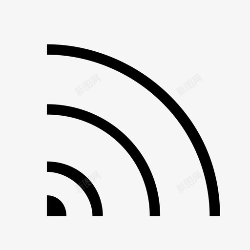 互联网信号wifi无线wifi连接图标svg_新图网 https://ixintu.com wifi无线 wifi连接 互联网信号