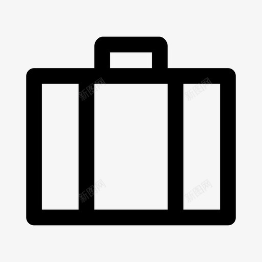 公文包包把手图标svg_新图网 https://ixintu.com 公文包 包 手提包 把手 挎包 旅行袋 材料设计假日大纲