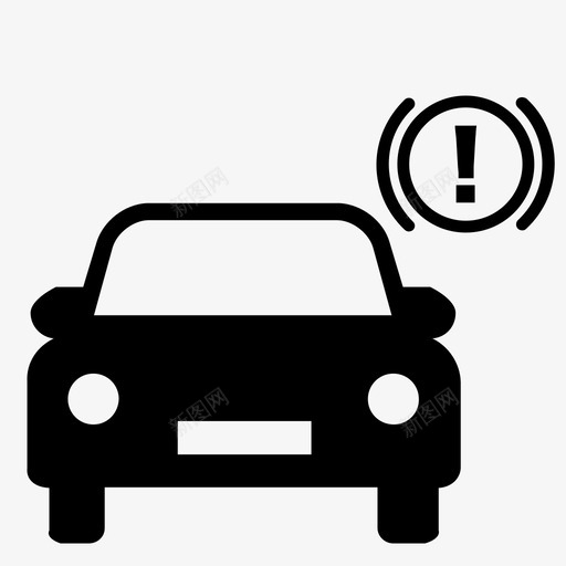 警告汽车驾驶图标svg_新图网 https://ixintu.com 信息 汽车 汽车收集 警告 车辆 道路 驾驶
