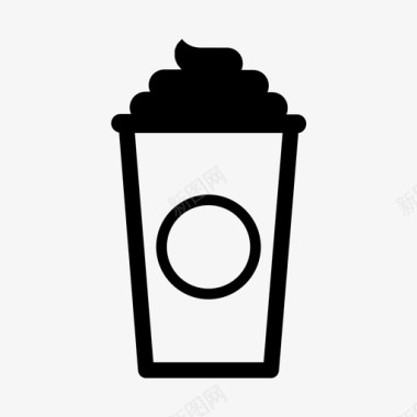 咖啡奶油饮料图标图标