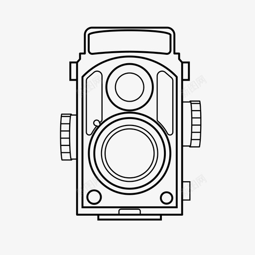 复古相机镜头摄影图标svg_新图网 https://ixintu.com 复古 复古相机 摄影 相机收藏 镜头