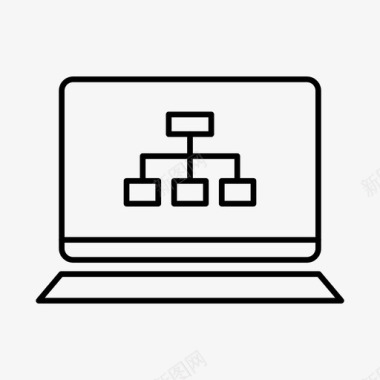 笔记本网站地图图表设备图标图标