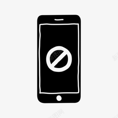 iphone限制设备禁止吸烟图标图标