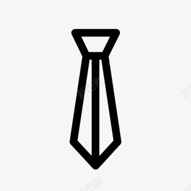 领带商务制服图标图标
