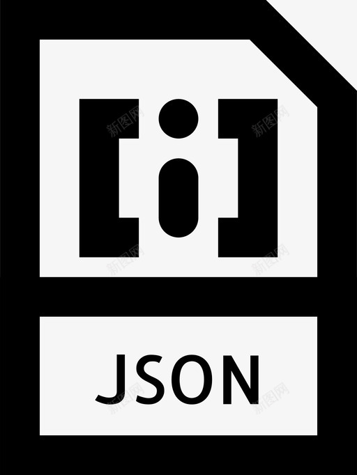 json文件文档扩展名图标svg_新图网 https://ixintu.com json文件 smashicons文件类型mdoutline 扩展名 文档 格式