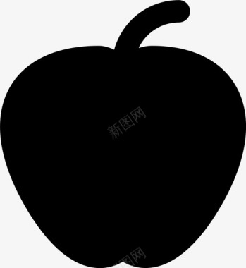 苹果吃饲料图标图标
