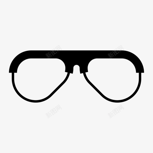 眼镜飞行员时尚图标svg_新图网 https://ixintu.com 时尚 眼镜 飞行员