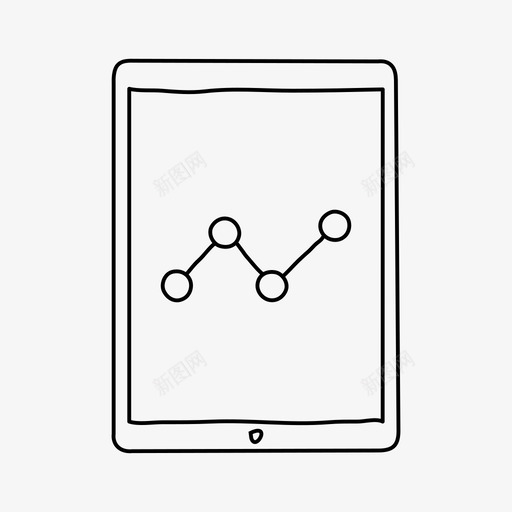 ipad分析设备屏幕图标svg_新图网 https://ixintu.com ipad分析 屏幕 统计 设备