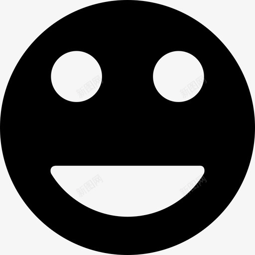 咧嘴笑表情开心图标svg_新图网 https://ixintu.com 咧嘴笑 开心 笑脸 网络和用户界面图标 表情