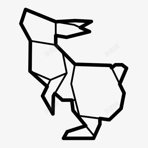 兔子动物复活节图标svg_新图网 https://ixintu.com 兔子 动物 复活节 折纸 折纸动物 纸