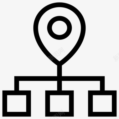 网络定位ipip地址图标图标