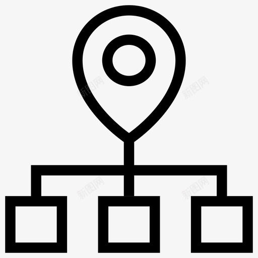 网络定位ipip地址图标svg_新图网 https://ixintu.com ip ip地址 pin 网络定位 网页设计开发