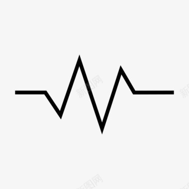 脉搏心脏监护仪心脏脉搏图标图标