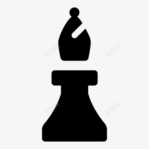 象棋主教图形游戏图标svg_新图网 https://ixintu.com 图形 游戏 象棋主教 运动
