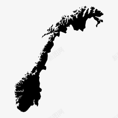 挪威国家地理图标图标