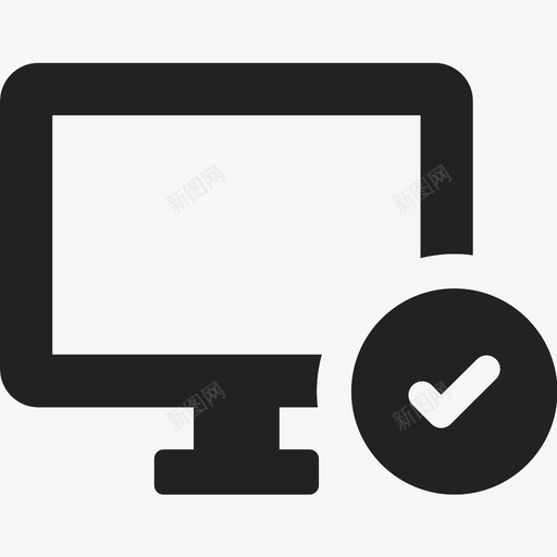 桌面验证桌面安全桌面勾号图标svg_新图网 https://ixintu.com 桌面勾号 桌面安全 桌面正确 桌面验证