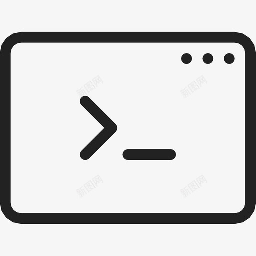 窗口浏览器编码图标svg_新图网 https://ixintu.com 浏览器 窗口 终端 编码 编程