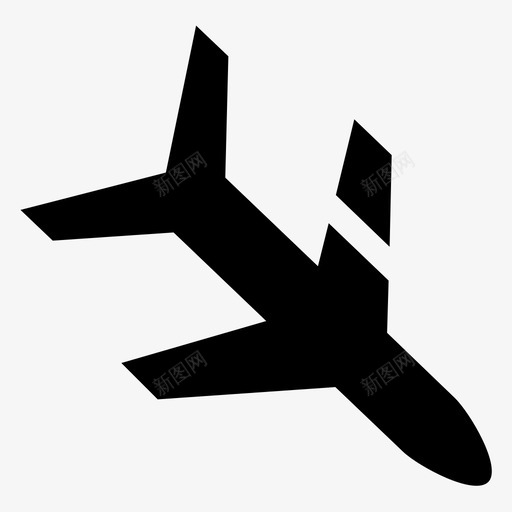 飞机航空运输航空旅行图标svg_新图网 https://ixintu.com 航空旅行 航空运输 飞机 飞行 飞行模式