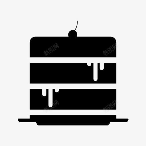 蛋糕奶酪蛋糕巧克力蛋糕图标svg_新图网 https://ixintu.com 奶酪蛋糕 巧克力蛋糕 甜点 糕点 蛋糕