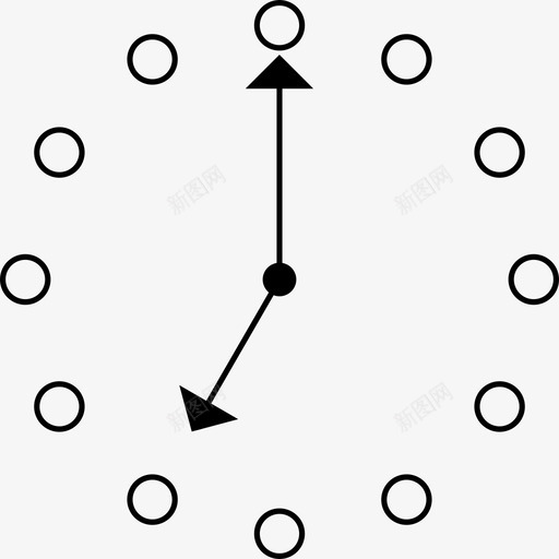 时钟7时间图标svg_新图网 https://ixintu.com 7 手表 时钟 时间