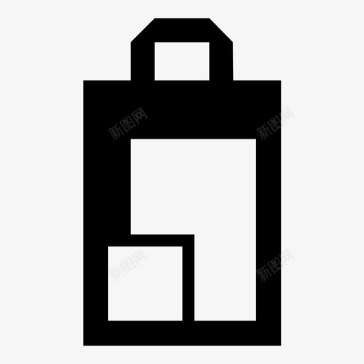购物袋商品零售图标svg_新图网 https://ixintu.com 商品 购物袋 零售