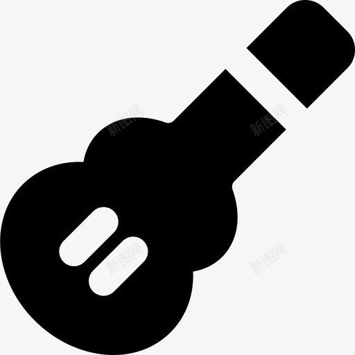 吉他音频音乐图标svg_新图网 https://ixintu.com smashicons音乐2md实心 吉他 声音 音乐 音频