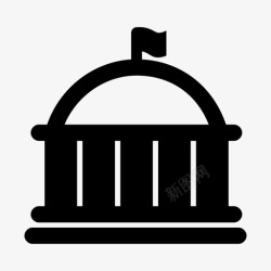 国家美术馆博物馆建筑艺术图标高清图片