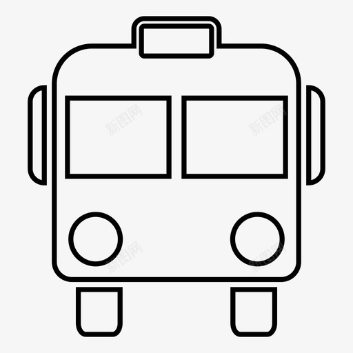公共汽车儿童公共场所图标svg_新图网 https://ixintu.com 儿童 公共场所 公共汽车 学校 学生 车辆
