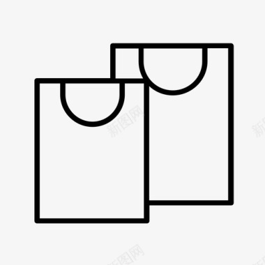 购物袋百货公司纸袋图标图标