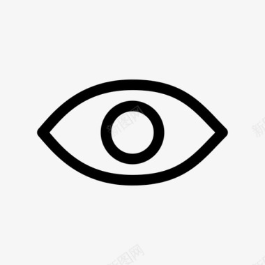 眼瞳孔视图标图标