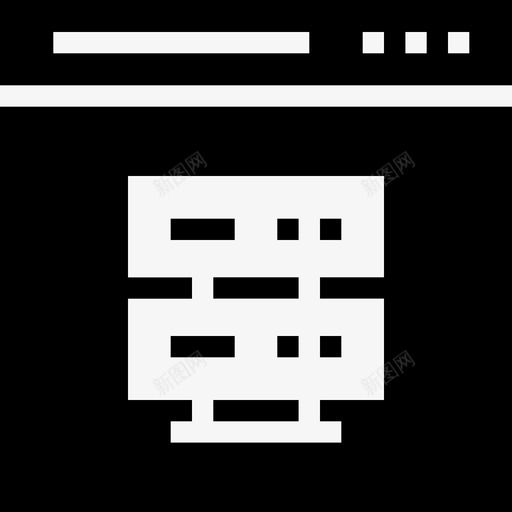 web服务器主机宿主图标svg_新图网 https://ixintu.com web主机 web服务器 web设计开发glyphs 主机 宿主