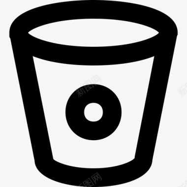 水桶油漆桶水图标图标