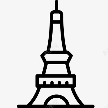 埃菲尔铁塔巴黎求婚图标图标