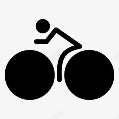 自行车自行车手固定齿轮图标图标