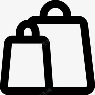 购物袋送货运输图标图标